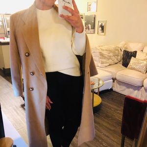 Fleurette Camel Hair Coat